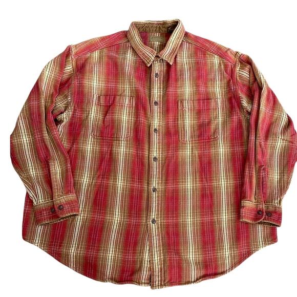 St. John 3 X- LARGE Plaid Heavy Button Front Shirt Men Shacket - Picture 1 of 6